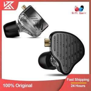 Hörlurar KZ X HBB PR2 Flat Driver in Ear Sports hörlurar 13,2 mm stora flygplan HiFi Bass Monitor hörlurar