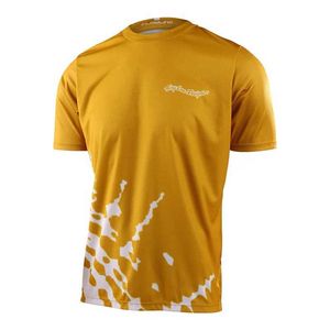 S T-shirts 2024 Mens Downhill Short Sleeve Jersey BMX Mountain Bike MTB Shirt Cross Country DH Motorcykeltröja Enduro Sportswear J240506