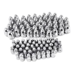 Zaagmachines 100pcs P80 1.1/1.3/1.5/1.7mm kalibrelik plazma kesim meşale sarf malzemesi kesim CNC 60A 80A 100a P80 Plazma Meşale Tip Dropship