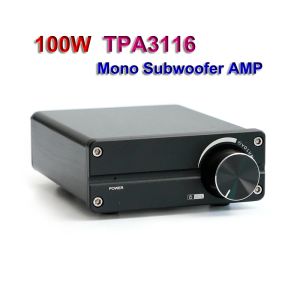 Amplificador 100w mono tpa3116 subwoofer digital amplificador único amplificador home theater Classe d tpa3116d2 amp bass de alta potência