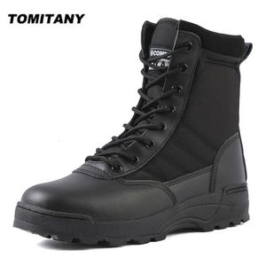 Tactical Military Boots Men Special Force Desert Combat Army Outdoor Hiking Ankle Shoes Work Safty 240429