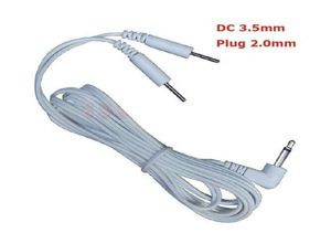 Tens Unit Lead Wires 35mm plug to Two 2mm Pin Connectors Cable1637506