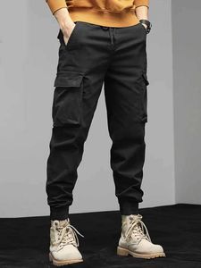 Men's Pants Spring/Summer New Work Suit Binding Pants for Mens Retro INS Fashion Brand Youth Sports Casual PantsL2405