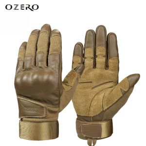 Gloves Ozero New Arrival Work Gloves Men's Cowhide Leather Genuine Driver Security Protection Wear Safety Workers Welding Moto Gloves