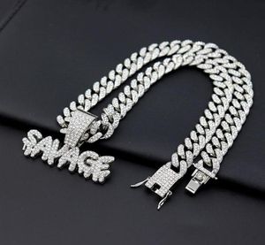 2022 New Gold Silver Miami Cuban Link Chain Herren Lady Halsketten Hip Hop Halsketten Schmuck295U1868177