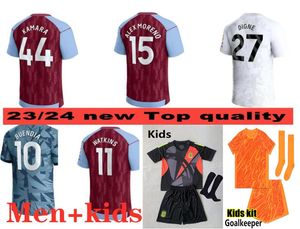 23 24 Damian Martinez Goldkeeper Soccer Jerseys Kit Kit 2023 2024 ASTON VILLAS FUTER