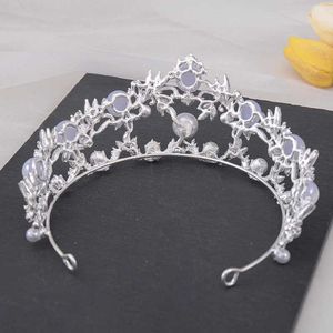 Hochzeitshaarschmuck Brautkronen Kopfbedeckung Kristall Stirnband Hochzeitskleid Frauen Accessoires Mode neue Perlenhaarband Hochzeit Strass Stirnband