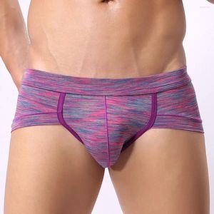 Underbyxor Mens Sexiga underkläder Små boxare Tryckta mäns platta vinkel Male Boxer Shorts Bomull