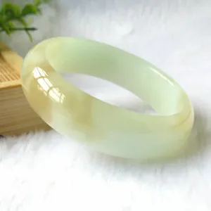 Bangle Outer Mongolia High imitacja Xinjiang Hetian Jade Bransoletka Sukier Biała kobieta na żywo Transmisja prosta