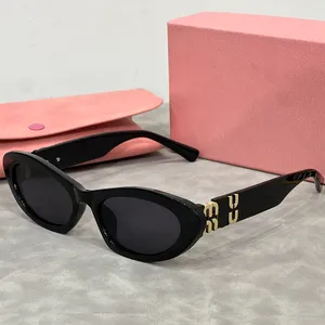 Sunglasses designer sunglasses luxury sunglasses for women letter UV400 Oval design fashion sunglasses sandy beach seashore sunglasses gift box 7 Colour very nice