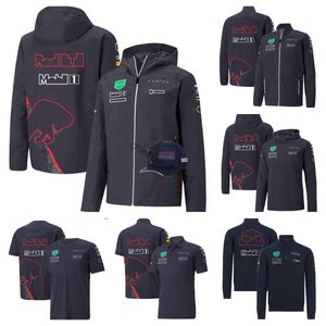 Ciclo Racing Roupas F1 Formula 1 Hoodie nova jaqueta de equipe Mesmo estilo respirável dobre o chapéu num 1 11 logotipo