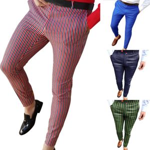 Men's Pants Autumn Mens Business Casual Tight Elastic Slim Fit Pencil Pants Fashion Street Clothing Jogging Trousers Mens Y2k ClothingL2405