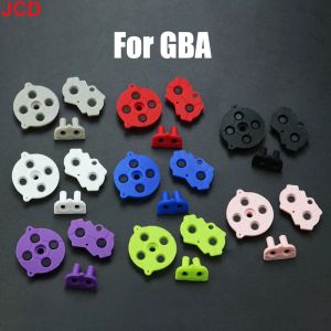 Högtalare JCD 1Set Colorful Rubber Conductive -knappar AB DPAD för Game Boy GBA Game Console Silicone Conductive Start Select Keypad
