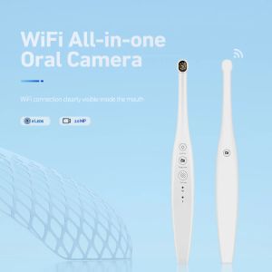 Webcams Wireless HD Câmera Intraoral Wi -Fi Endoscópio Intra Oral Câmera com 8 luzes LED para iOS iPhone Android