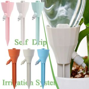 Kits 3PCS Adjustable Self Drip Irrigation System Automatic Plants Watering Kit Flower Greenhouse Auto Waterers Indoor Dripper Device