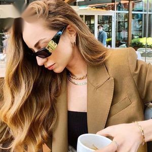 mens sunglasses glasses Sunglasses Two circles womens small frame square sunglasses Bs personalized sunglassessunglasses for women