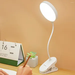 Tischlampen LED -Augenschutzlampe 3 Level Dimmbare Touch Night Light USB wieder aufladbar für Schlafzimmer Nachtlesen