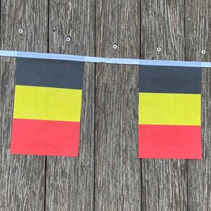 Bannerflaggor 20st/Set Belgien Bunting Flags Pennant String Banner Buntings Festival Party Holiday