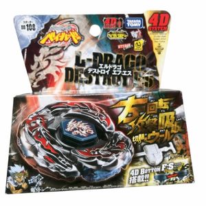 Tomy Beyblade Metal Battle Fusion Top BB108 L-Drago Zerstöre FS 4D Sistem mit Light Launcher 240416