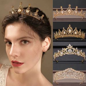 Wedding Hair Jewelry Rhinestone Crown Bridal Tiara Princess Wedding Bridal Crystal Rhinestone PROJE WŁOSOWANIE WŁOSOWANIE BIZJA BIZJA BIDY BRIDAL NEAWEAR