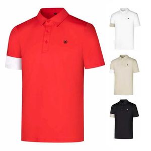 Herr t-shirts 2024 sommarkläder snabba torra polos skjortor Mens korta slve arbete t-shirts casual utomhus toppar bekväma br y240506