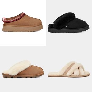 Designerski puszysty Tasman Slipper Australia platforma UG kapci buty wełniane buty owczarek futra