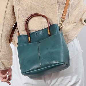 Bag Women Genuine Leather Luxury Handbags Large Capacity Shoulder