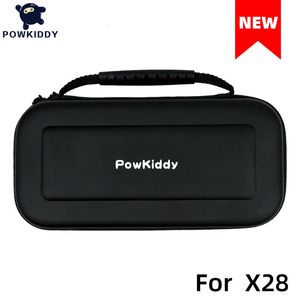 Väska för Powkiddy x28 Retro Handheld Game Console Storage Bag Protective Bag Bortable Bag för x28 Video Player 240422