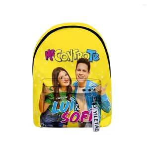 Backpack Cartoon Neuheit me kontro te student bookbag Notebook Rucksäcke 3d Druck Oxford wasserdichte Jungen/Mädchen Schlüsselkette Reise