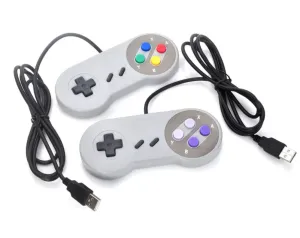 У USB -контроллера Game Controller Joypad Controller Joystick для Nintendo SNES для Windows98 XP MAC OS