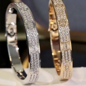 Projektantka Bransoletka luksusowa biżuteria marka Bransoleta Pleted Titan Stal Diamon dla kobiet srebrne klasyczne bransoletki prezent imprezowy Banles szeroka bransoletka