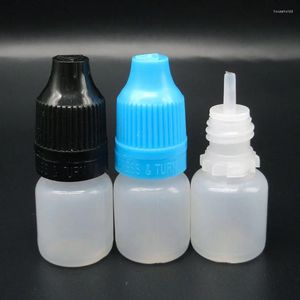 Storage Bottles Oil Bottle 5ml Plastic Samll Eye Drop With Childproof And Tamper Evident Cap 100pcs/lot