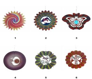 Nowatorski wiatrowy spinner 12 -calowe spinnerów ze stali nierdzewnej wisząca dekoracja ogrodu do ornamentów zewnętrznych Kreatywne Multi C8197315
