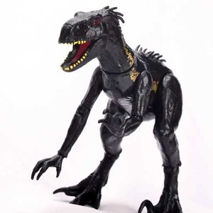 Other Toys Jurassic World Dinosaur Indoraptor Action Picture Toy Animal Tyrannosaurus Rex Movable Joints Model Doll For Children GiftL240502