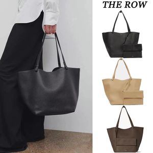 The Row Luxurys Womens Leather Tote Bag Designer Undermail Bag Bolsa e Handbag moda Moda Masculino Crossbody Travel Travel Weeknder Work Work Mother Bags de ombro