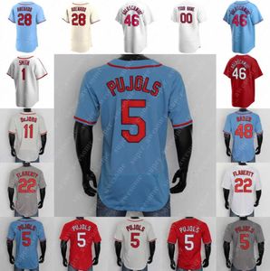 5 Albert Pujols Jersey Nolan Arenado Paul Goldschmidt Paul Dejong Yadier Molina Jack Flaherty Harrison Bader Tyler O039neill AD1623171