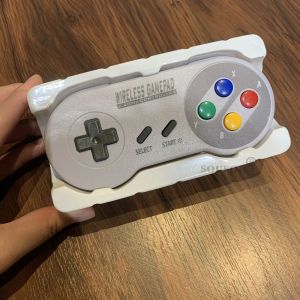 Camundongos 2 Reciever Game Controller Button Colorido sem fio 2.4g gamepad joypad joystick compatível para snes mini pc ns switch acessório