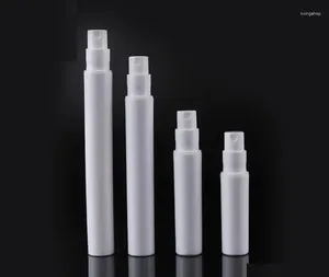 Lagringsflaskor grossist tomt prov spray 2 ml 3 ml 4 ml 5 ml vit plast parfymflaskflaskor 1000pcs/parti SN77