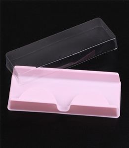 Verpackungsschachtel für Wimpern leere Wimpern Plastikverpackung Transparent Deckel Pink Tablett Großes100Setlot4724457