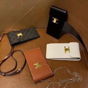 Genuine Leather Vintage Chain Bag Fashion Mobile Phone Bags