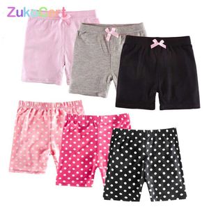 Shorts 2 pieces of summer childrens shorts cotton safety pants underwear for girls short beach pants childrens short legs for 3-10 yearsL2403