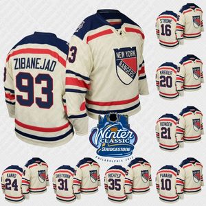 NY Rangers 2012 Winter Classic Classic Jersey Алексис Лафренер Райан Стром Крис Крейдер Мика Зибанежад Игорь Шестикин Артеми Панари 275S