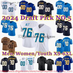 76 Joealt Jersey Custom S-6XL Football Jerseys Khalilmack Justinherbert Joeybosa Derwinjames Jr. Keenanallen Joshuakelley Derwinjames Laddmcconkey Brendenrice