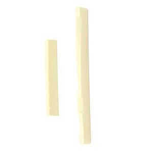 6 strun plastikowy gitarę akustyczną nakrętkę mostu i 43x9-6mm/72x9-3 mm