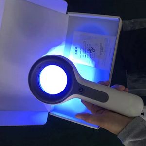 Hautanalysator mit Woods Lampe Tragbare Vitiligo -Detektoranalyse -Maschine LED wiederaufladbare Leuchten für Hausgebrauch -Geräte 240506