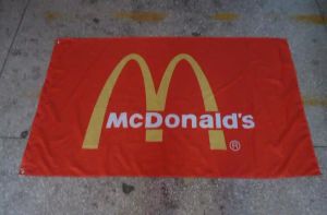 Accessoires McDonald Flag, McDonald Banner, 90*150 cm Polyster -Fahnenmarke Flagge