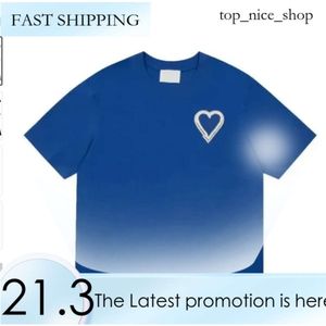 Amis Shirt Summer Fashion Mens Womens Designers T Shirts Long Sleeve Tops Cotton Tshirts Clothing Short Sleeve High Quality Clothes Tshirts 8102