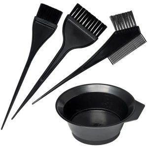 2024 4 pcs tintura tintura ciotola per spazzole set con tappi per le orecchie tinte per capelli tinta da colorare applicatore per applicatore per gli accessori per accessori.