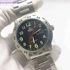 Lao Shuangshi Men's Sports Fully Automatic Mechanical Large dial Night Glow Waterproof Watch with a diameter of 43mm