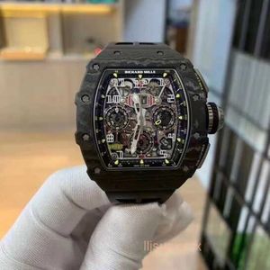 Armbandsur Herrarna Luxury Watch Mechanical Watch Series RM 11-03 Automatisk mekanisk klocka Swiss World Famous Watch Person Billionaire Entry Black Clock